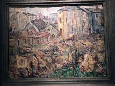 Synagogue ruins, Lodz Ghetto (1943) - Sara Gliksman-Fajtelowicz - 4420