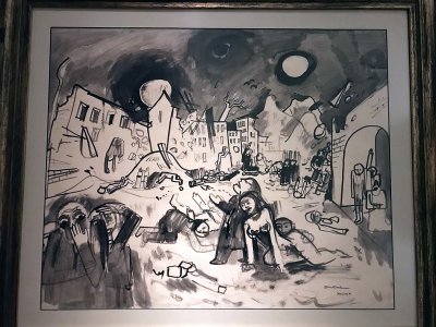 The Great Disaster, Brussels (c. 1939) - Felix Nussbaum - 4433