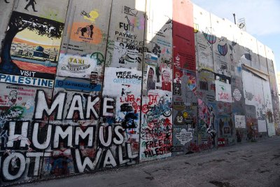 Make Hummus Not Wall - Bethlehem Wall - 5224