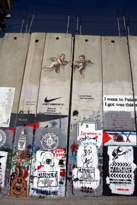 Angels, Banksy - Bethlehem Wall - 5285