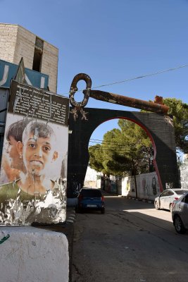 Entrance to Aida Refugee Camp - 5319