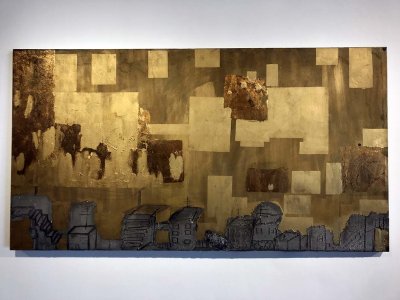 the Golden City (2014) - Manal Mahamid - The Walled Off Hotel Paintings Gallery - 4958