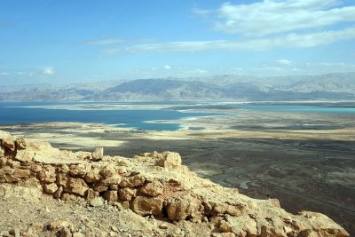 Dead Sea View from Masada - 6017