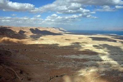 Judean Desert and Dead Sea View from Masada - 6039
