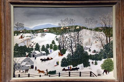 Out for Christmas Trees (1946) - Anna Mary Robertson Grandma Moses - 4872