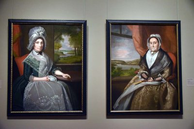 Mrs Richard Alsop and Mrs Joseph Wright (1792) - Ralph Earl - 5064
