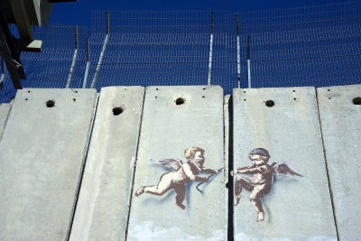 Angels, Banksy - Bethlehem Wall - 5286