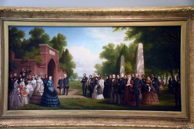 Visit of the Prince of Wales, President Buchanan & Dignitaries to the Tomb of Washington (1861) - Thomas P. Rossiter - 5194