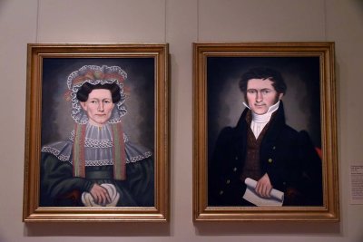 Gentleman of Squire Williams House & His Wife (c. 1829) - Erastus Salisbury Field - 5309