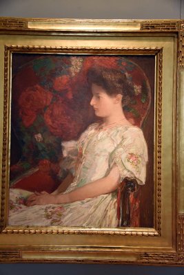 The Victorian chair (1906) - Childe Hassam - 5408