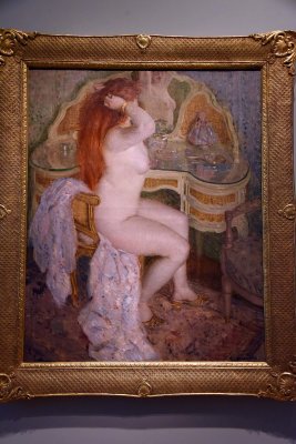 Nude Seated at Her Dressing Table (1909) - Frederick Carl Frieseke - 5418
