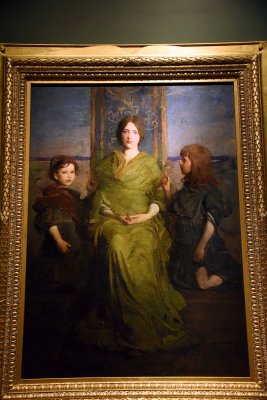 Virgin Enthroned (1891) - Abbott Handerson Thayer - 5452