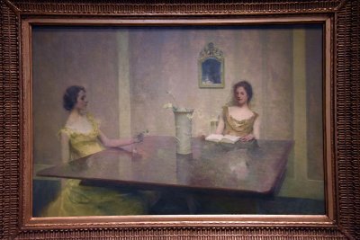 A Reading (1897) - Thomas Wilmer Dewing - 5463