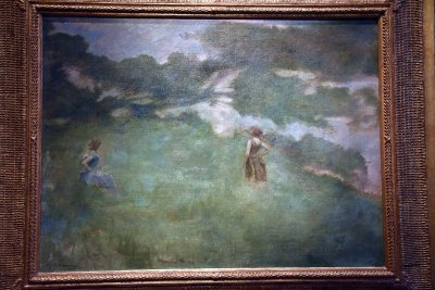 The Hermit Thrush (1890) - Thomas Wilmer Dewing - 5477