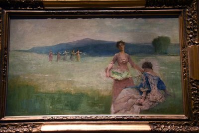 Spring (1890) - Thomas Wilmer Dewing - 5479