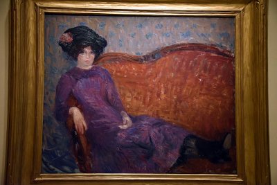The Purple Dress (1908-10) - William Glackens - 5486