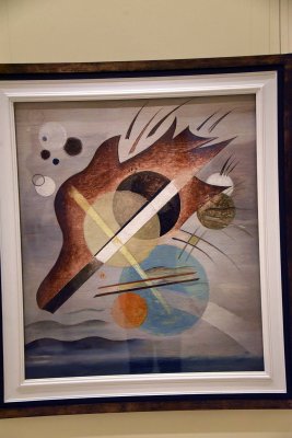Pointed Brown and Floating Circles (1933) - Werner Drewes - 5498