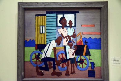 Breakdown with Flat Tire (c. 1940-41) - William H. Johnson - 5531