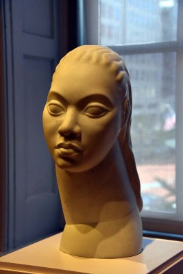 Untitled. Idealized Head of a Woman (c. 1946) - William E. Artis - 5558