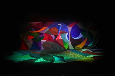 Snails Space with Vari-Lites, Painting as Performance (1995-1996) - David Hockney - 5649