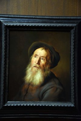 Bearded Man with a Beret (c. 1630) - Jan Lievens - 6070