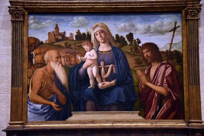 Madonna and Child with Saint Jerome and Saint John the Baptist (1492-95) - Cima da Conegliano - 6327
