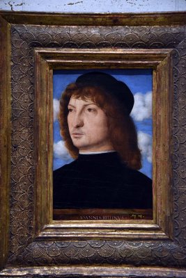 Portrait Of a Venetian Gentleman (c. 1500) - Giovanni Bellini -  6357