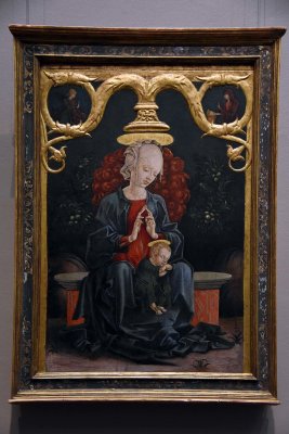 Madonna and Child in a Garden (1460-1470) - Cosm Tura - 6393