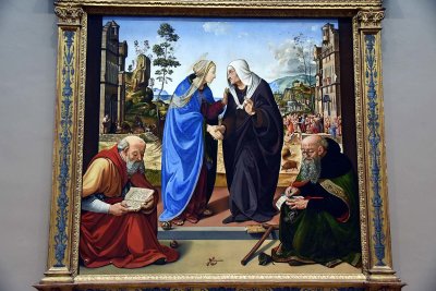 The Visitation with Saint Nicholas and Saint Anthony Abbott (1490) - Piero di Cosimo - 6452