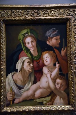 The Holy Family (1527-28) - Agnolo Bronzino - 6508