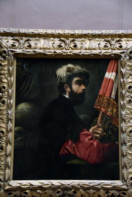 Portrait of a Man as Saint George (1540-1550) - Jacopo Tintoretto - - 6555