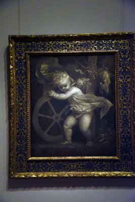 Cupid with the Wheel of Time (1515-1520) - Titian - 6613