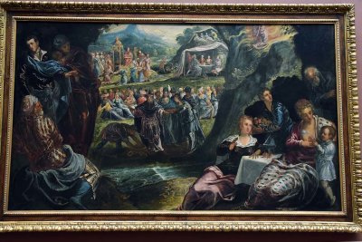 The Worship of the Golden Calf (c. 1560) - Jacopo Tintoretto - 6630