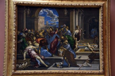 Christ Cleansing the Temple (before 1570) - El Greco - 6634