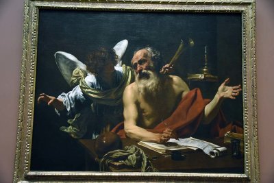 Saint Jerome and the Angel (1622-1625) - Simon Vouet - 6675