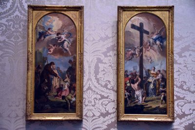 A Miracle of St Francis of Paola; The Exaltation of the True Cross (1733) - Sebastiano Ricci - 6688