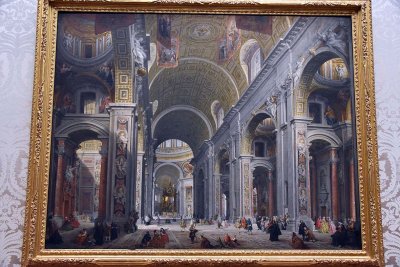 Interior of Saint Peter's, Rome (1754) - Giovanni Paolo Panini - 6711