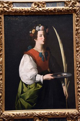 Saint Lucy (1625-1630) - Francisco de Zurbarn - 6775