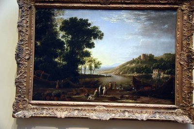 Landscape with Merchants (1629) - Claude Lorrain - 6802