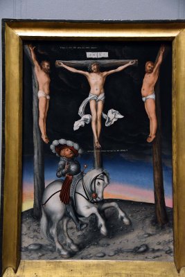 The Crucifixion with the Converted Centurion (1536) - Lucas Cranach the Elder - 6834