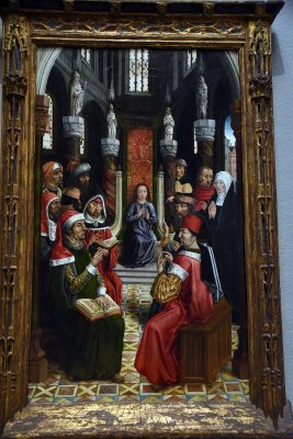 Christ among the Doctors (1495-1497) - Master of the Catholic Kings - 6887