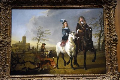 Lady and Gentleman on Horseback (c. 1660) - Aelbert Cuyp - 6987