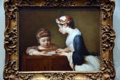 The Little Schoolmistress (after 1740) - Jean-Simon Chardin - 7148