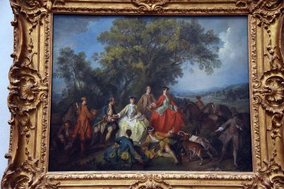 Picnic after the Hunt (1735-1740) - Nicolas Lancret - 7160