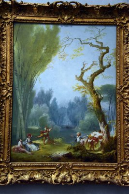 A Game of Horse and Rider (1775-1780) - Jean-Honor Fragonard - 7192