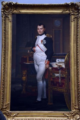 The Emperor Napoleon in His Study at the Tuileries (1812) - Jacques-Louis David - 7222