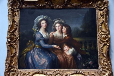The Marquise de Pezay, and the Marquise de Roug with Her Sons Alexis and Adrien (1787) - lisabeth Louise Vige Le Brun - 7232