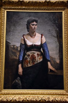 Agostina (1866) - Jean-Baptiste-Camille Corot - National Gallery of Art, Washington - 7711