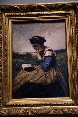 Woman Reading in the Country (c. 1868-1870) - Jean-Baptiste-Camille Corot - MET Museum of Art - 7713