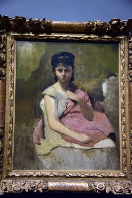Woman with a Pink Shawl (c. 1865-1870) - Museum of Fine Arts, Boston - 7720